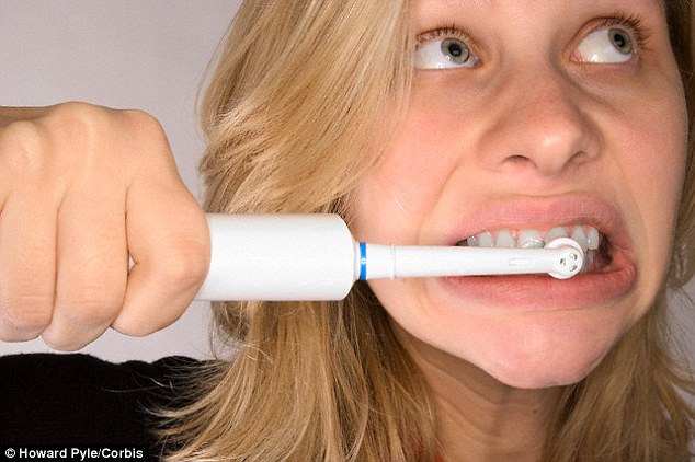 In a video, the scientists explained millions of people have experienced the unpleasant combination of brushing their teeth (illustrated with a stock image) before reaching for a glass of orange juice, only to find the taste is more bitter lemon than sweet orange
