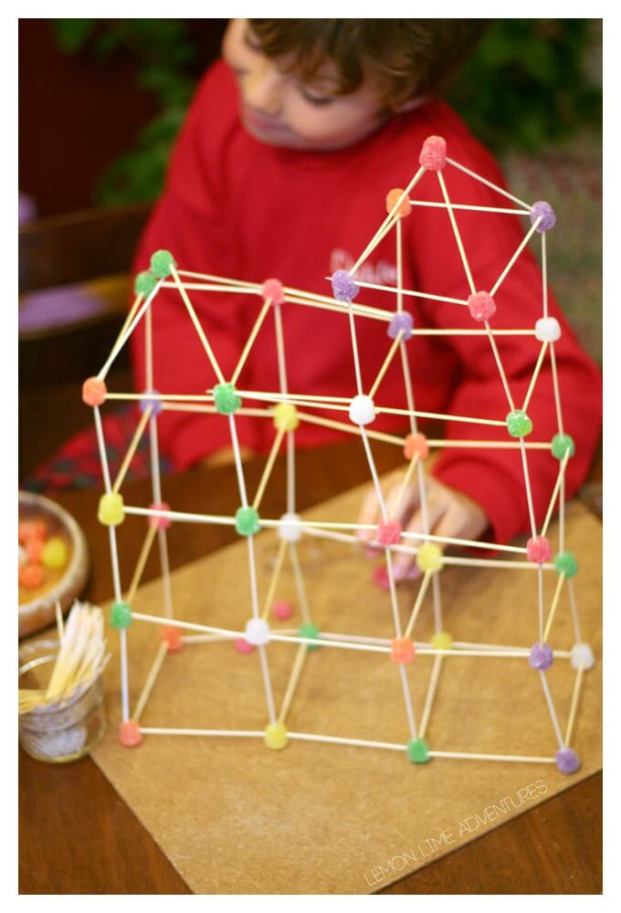 Building with Toothpicks and Gumdrops