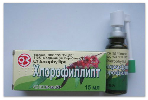 Хлорофиллипт для детей при простуде.