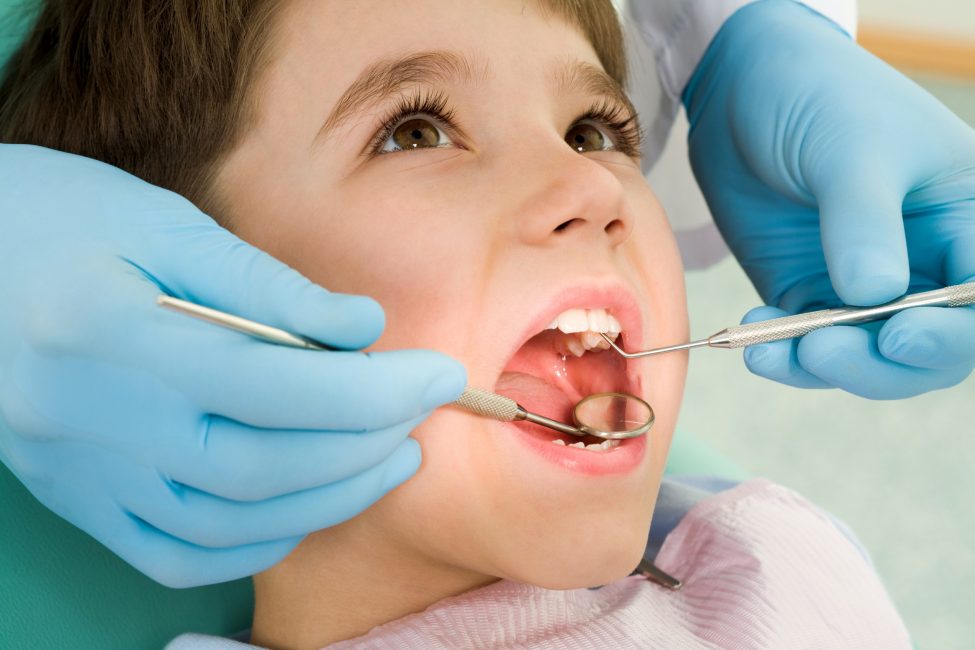 Посещение детского стоматолога