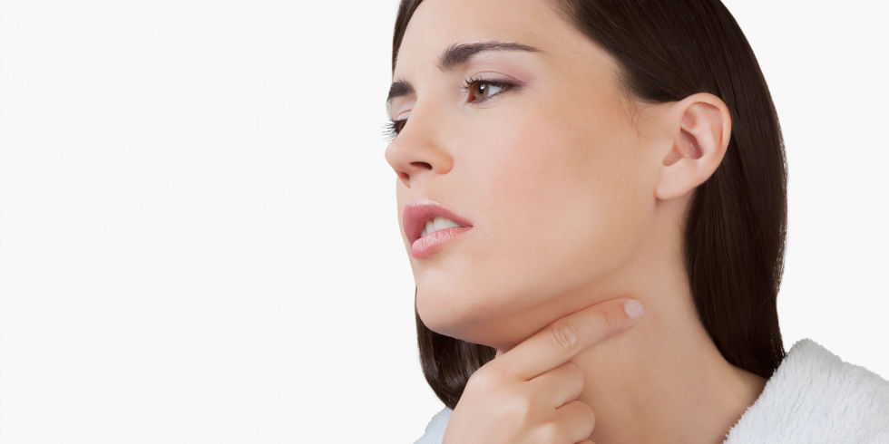 Боль в челюсти и лимфоузлах